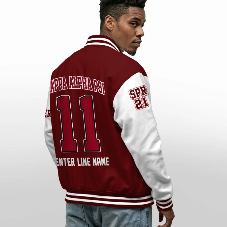 Ireishprint’s varisty jacket for Kappa Alpha Psi