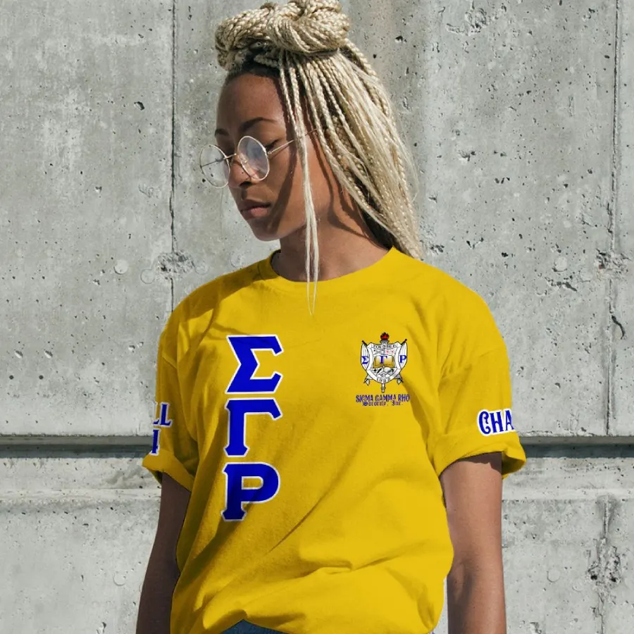 Sigma Gamma Rho Custom Chapter Shirt