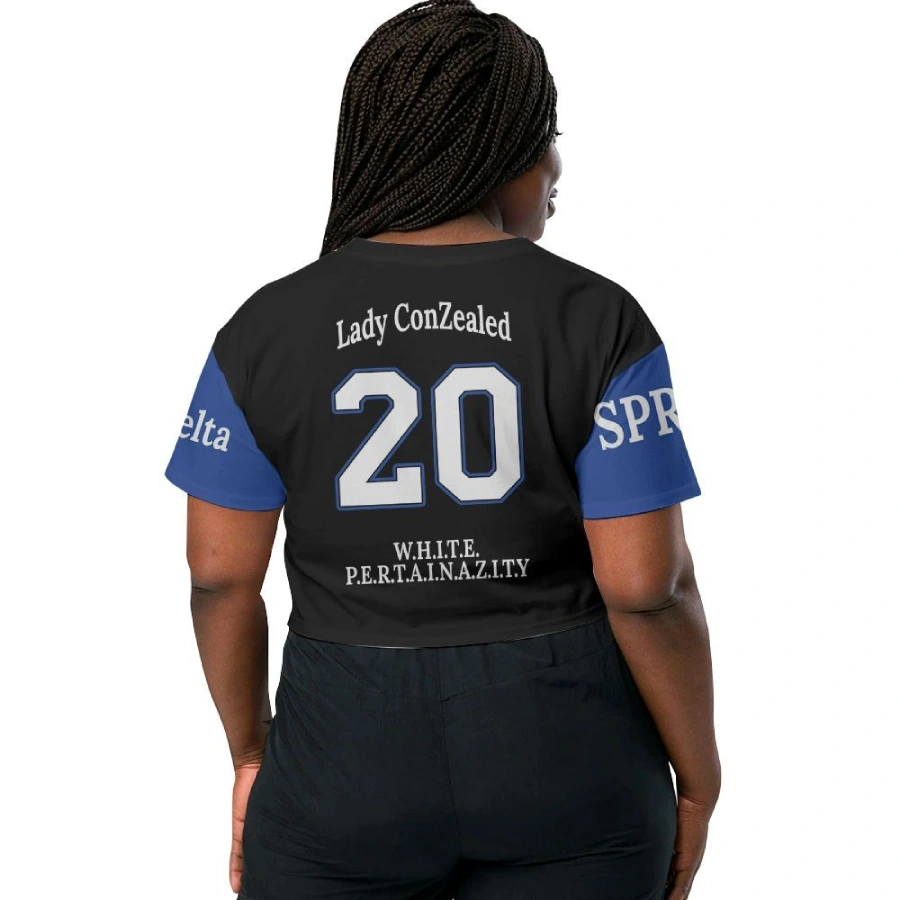 Zeta Phi Beta Custom Chapter Crop Shirt