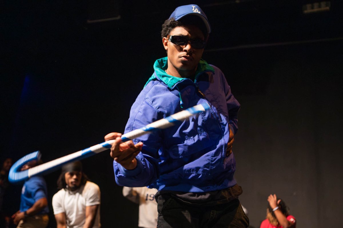 Divine Nine Black Greek organizations step show campus Black History Month