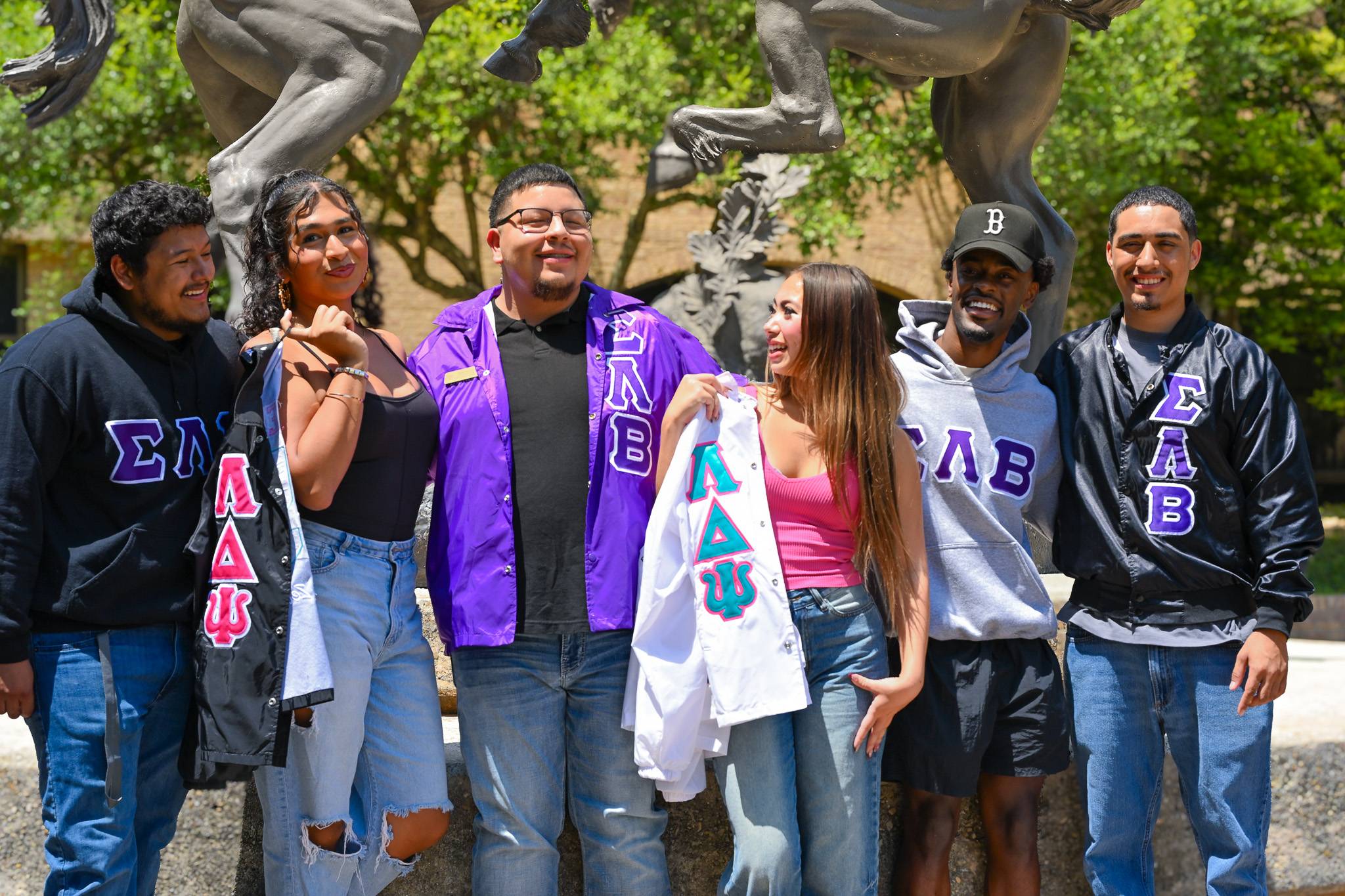 NPHC council members representing the Divine Nine organizations