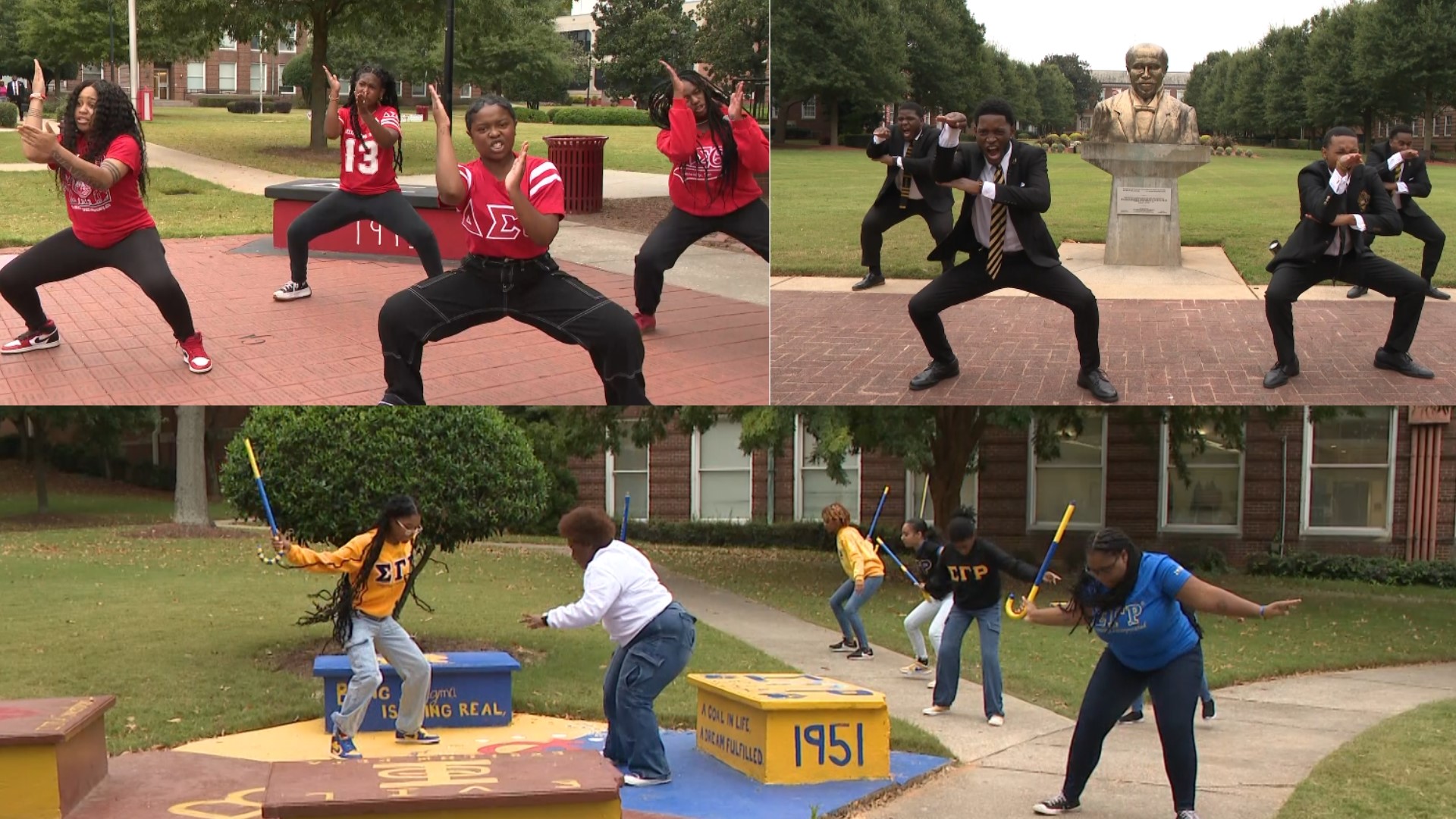 Divine Nine step show Greek life NPHC fraternity sorority performance