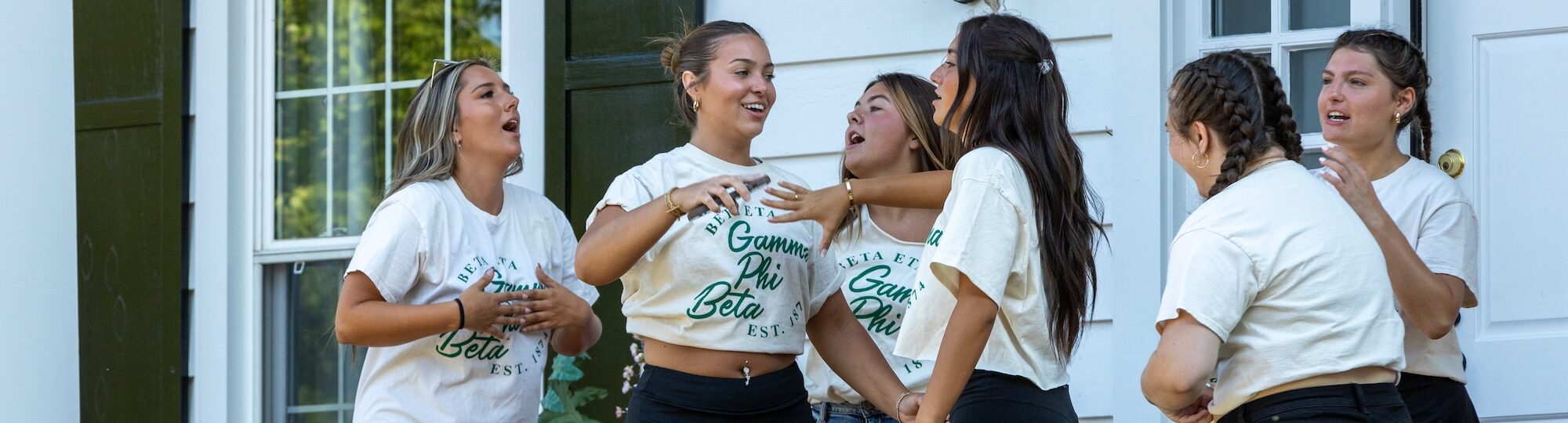 Greek life organizations campus students PWI university fraternity sorority