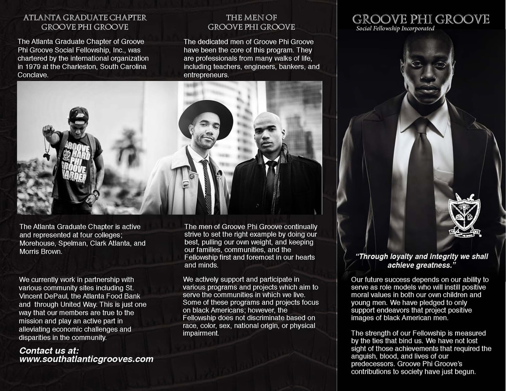 Groove Phi Groove community programs flyer