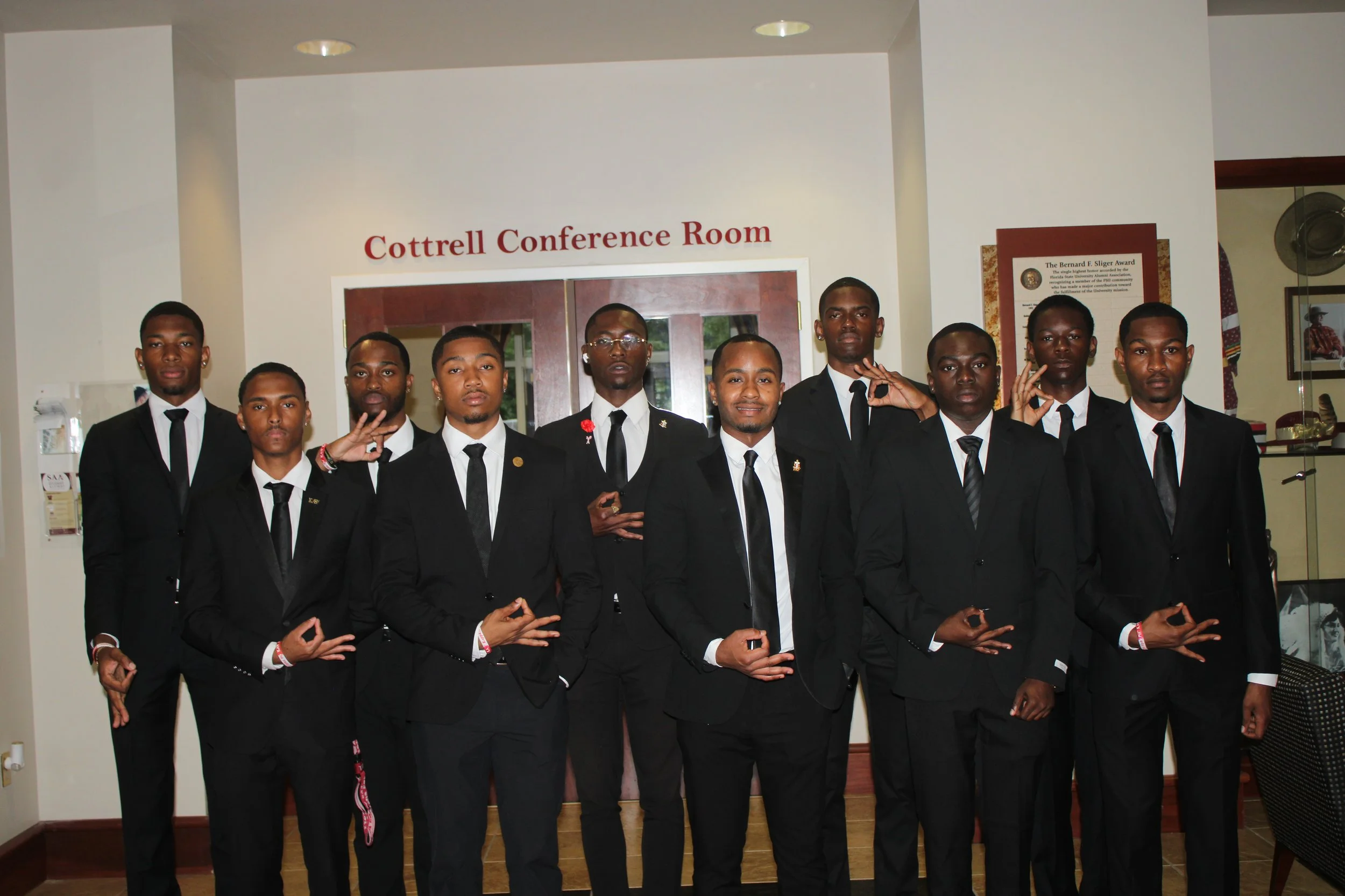 Kappa Alpha Psi members at a Nupe event
