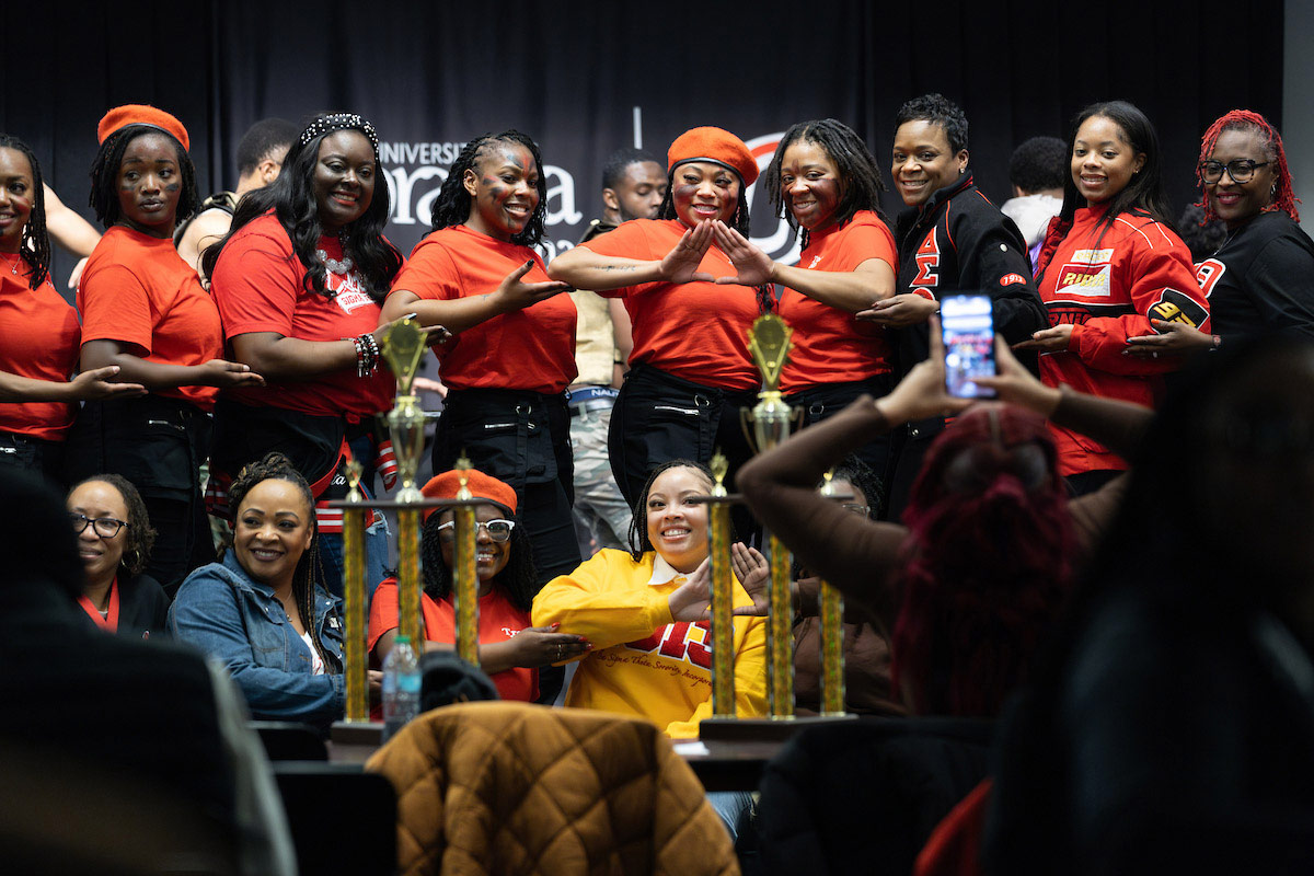 NPHC stroll-off competition university Black Greek organizations