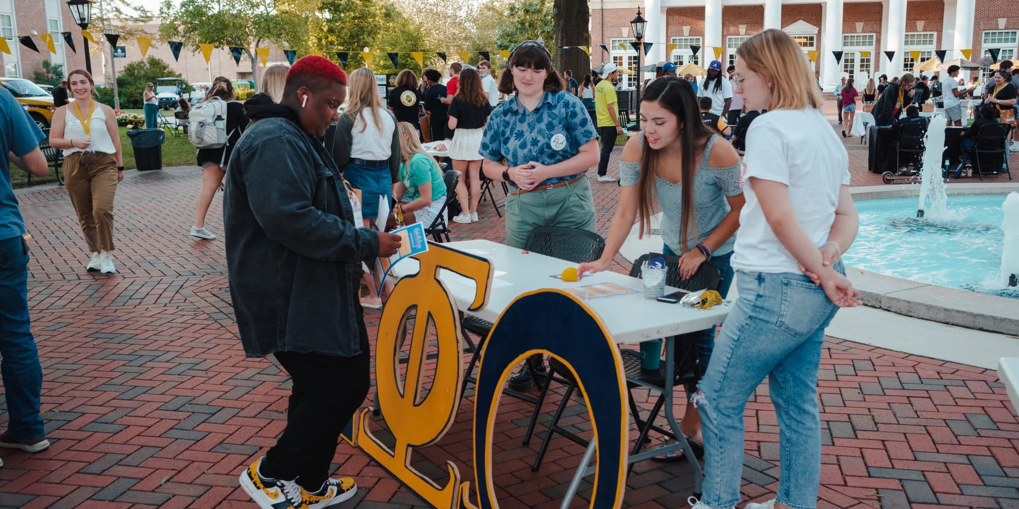 Greek alumni advising undergrads