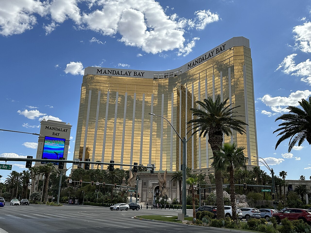 The Mandalay Bay resort and convention center in Las Vegas