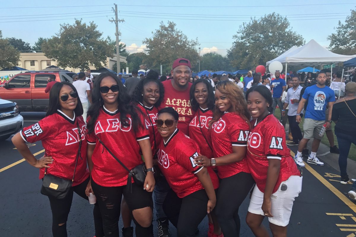 HBCU homecoming celebration on campus