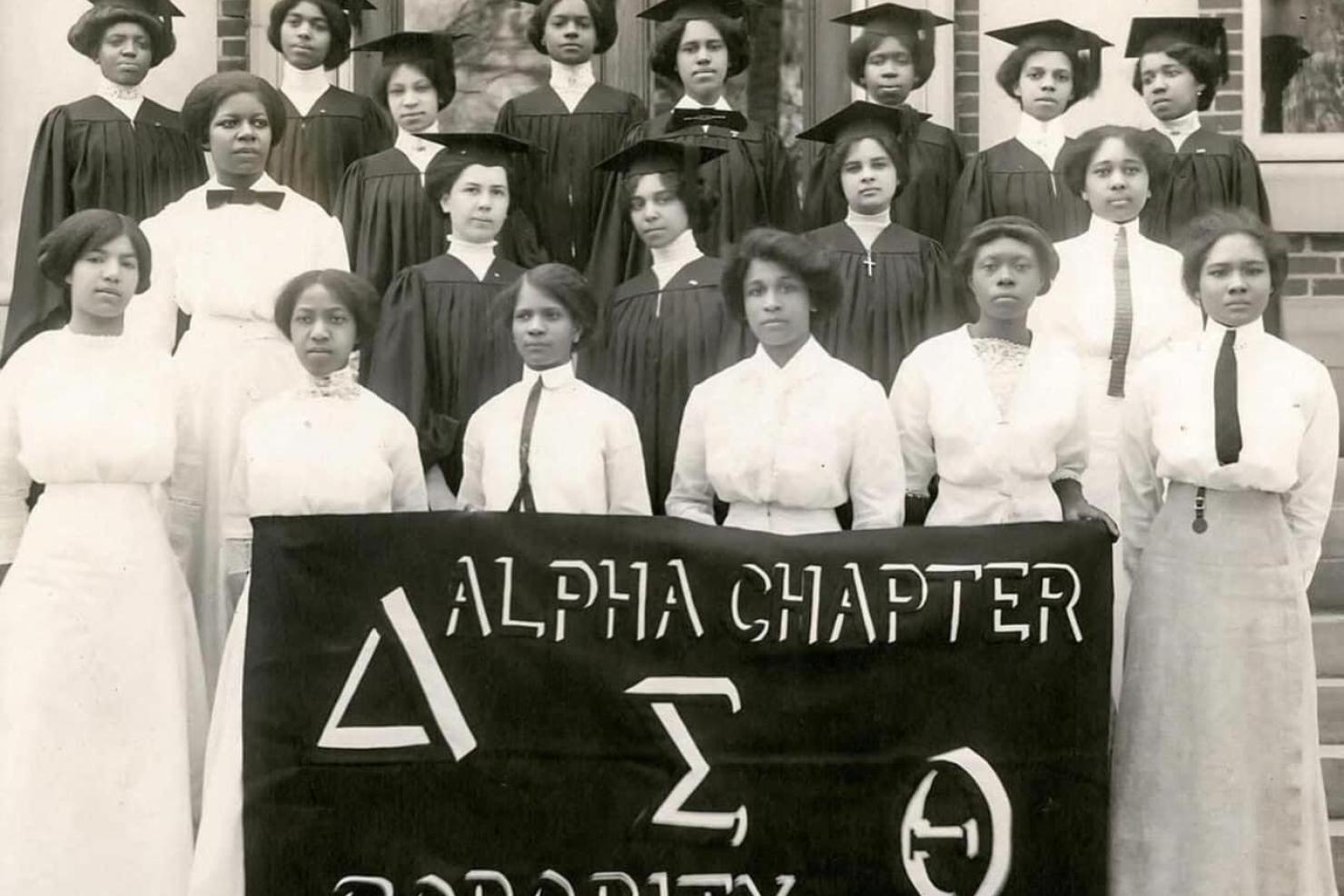 The 1913 Delta Sigma Theta founders at Howard University