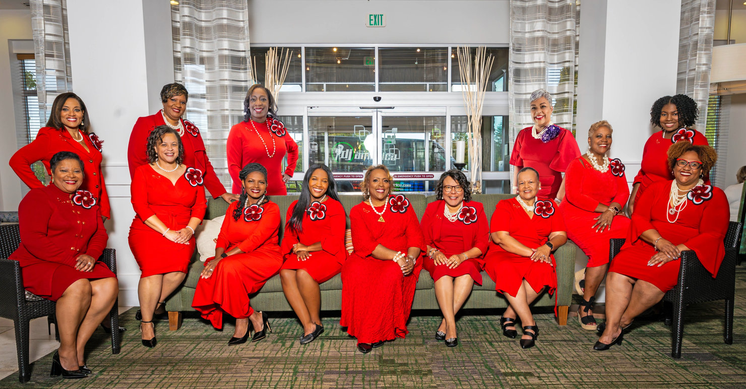 Delta Sigma Theta sorors at a chapter gathering