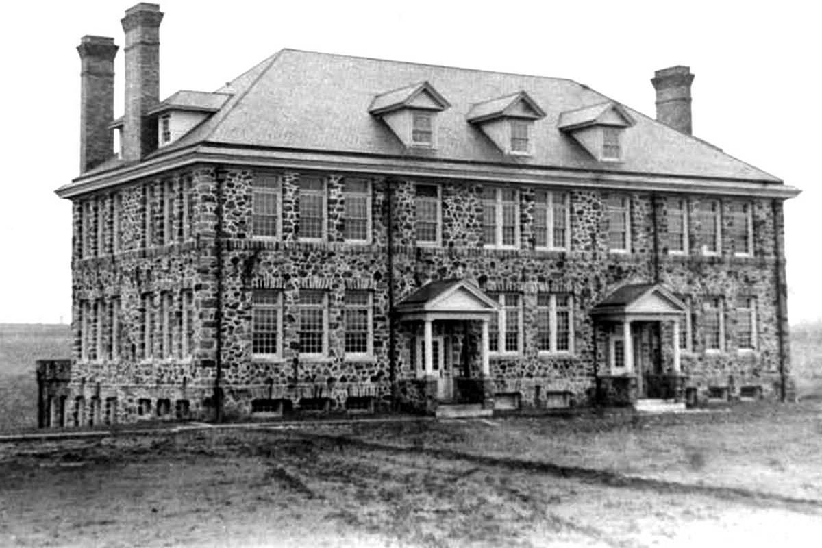 Historic photograph of Cheyney University from 1903