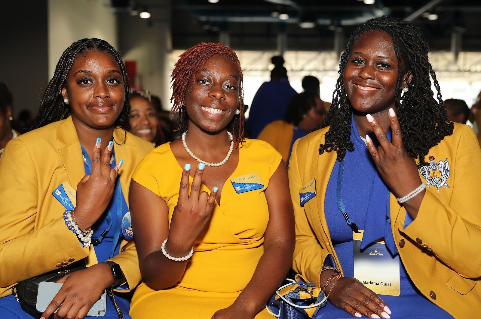 Members gathered at a Sigma Gamma Rho Boule convention