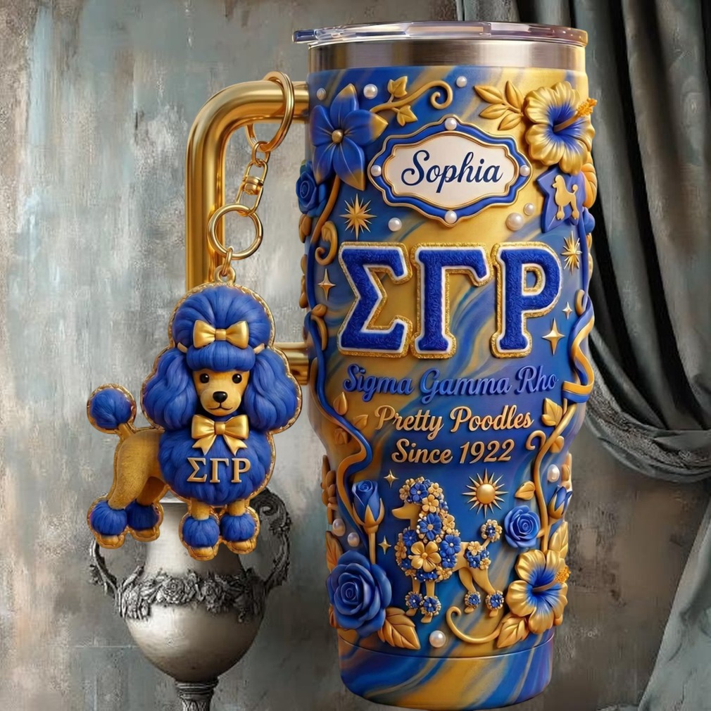 Sigma Gamma Rho Pretty Poodle tumbler gift