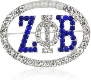 Zeta Phi Beta royal blue and white sorority gift